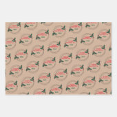 Kraft Bitte geben Sie an, Weihnachten nach Maß Geschenkpapier Set (Vorderseite)