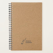 Kraft Brown Golf Club Personal Weekly Planer (Vorderseite)