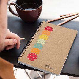 Kraft Brown Pickleball Personal Weekly Planer