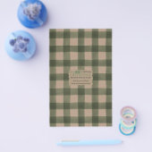 Kraft Buffalo Karo Soap Wrap - Flyer Paper (Einzeln)