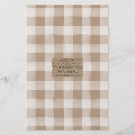 Kraft Buffalo Karo Soap Wrap Paper Sheet - Satin