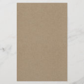 Kraft Buffalo Karo Soap Wrap Paper Sheet - Satin (Rückseite)