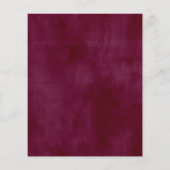 Kraft Burgundy Pink Bläserstudium Party (Rückseite)