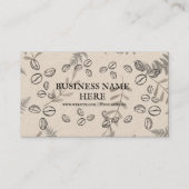 Kraft Coffee Beans Café Kaffeeshop Treuekarte (Vorderseite)