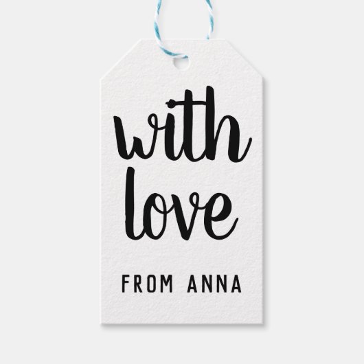 Kraft Custom Gift Tags Geschenkanhänger (Vorderseite)