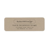 Kraft Custom Long Horizontal Thread Company Logo (Vorne)