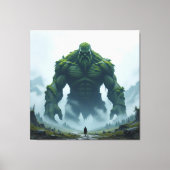 „Kraft der Erde – Der uralte Steingigant“ Leinwanddruck (Vorderseite)