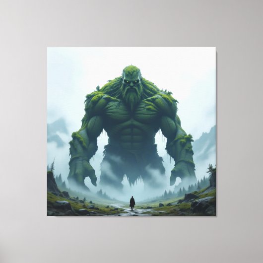 „Kraft der Erde – Der uralte Steingigant“ Leinwanddruck (Vorderseite)