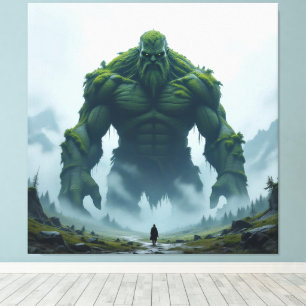 „Kraft der Erde – Der uralte Steingigant“ Leinwanddruck