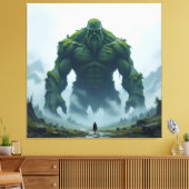 „Kraft der Erde – Der uralte Steingigant“ Leinwanddruck (Insitu (Wohnzimmer))