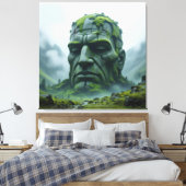 „Kraft der Erde – Der uralte Steingigant“ Leinwanddruck (Insitu (Schlafzimmer))