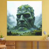 „Kraft der Erde – Der uralte Steingigant“ Leinwanddruck (Insitu (Wohnzimmer))