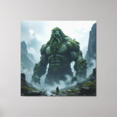 „Kraft der Erde – Der uralte Steingigant“ Leinwanddruck (Vorderseite)