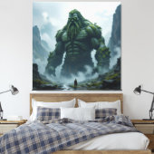 „Kraft der Erde – Der uralte Steingigant“ Leinwanddruck (Insitu (Schlafzimmer))