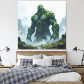 „Kraft der Erde – Der uralte Steingigant“ Leinwanddruck (Insitu (Schlafzimmer))