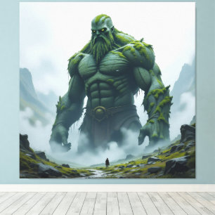 „Kraft der Erde – Der uralte Steingigant“ Leinwanddruck