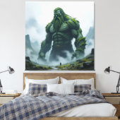 „Kraft der Erde – Der uralte Steingigant“ Leinwanddruck (Insitu (Schlafzimmer))