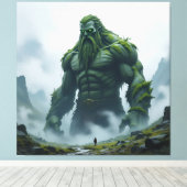 „Kraft der Erde – Der uralte Steingigant“ Leinwanddruck (Insitu (Holzboden))