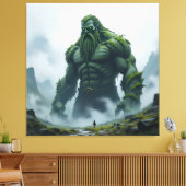 „Kraft der Erde – Der uralte Steingigant“ Leinwanddruck (Insitu (Wohnzimmer))