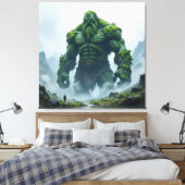 „Kraft der Erde – Der uralte Steingigant“ Leinwanddruck (Insitu (Schlafzimmer))