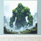 „Kraft der Erde – Der uralte Steingigant“ Leinwanddruck (Insitu (Holzboden))