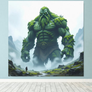 „Kraft der Erde – Der uralte Steingigant“ Leinwanddruck