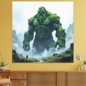 „Kraft der Erde – Der uralte Steingigant“ Leinwanddruck (Insitu (Wohnzimmer))