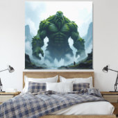 „Kraft der Erde – Der uralte Steingigant“ Leinwanddruck (Insitu (Schlafzimmer))