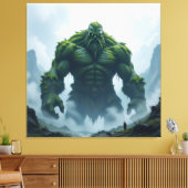 „Kraft der Erde – Der uralte Steingigant“ Leinwanddruck (Insitu (Wohnzimmer))