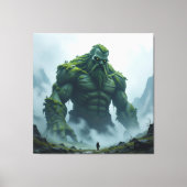 „Kraft der Erde – Der uralte Steingigant“ Leinwanddruck (Vorderseite)