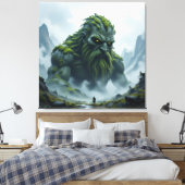 „Kraft der Erde – Der uralte Steingigant“ Leinwanddruck (Insitu (Schlafzimmer))