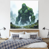 „Kraft der Erde – Der uralte Steingigant“ Leinwanddruck (Insitu (Schlafzimmer))