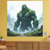 „Kraft der Erde – Der uralte Steingigant“ Leinwanddruck (Insitu (Wohnzimmer))