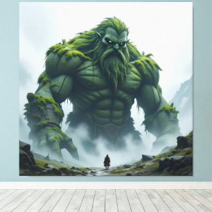 „Kraft der Erde – Der uralte Steingigant“ Leinwanddruck