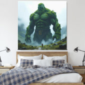 „Kraft der Erde – Der uralte Steingigant“ Leinwanddruck (Insitu (Schlafzimmer))