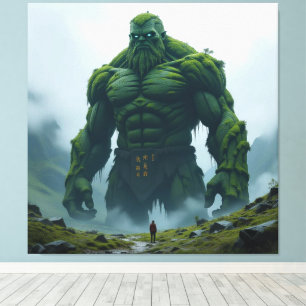 „Kraft der Erde – Der uralte Steingigant“ Leinwanddruck