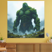 „Kraft der Erde – Der uralte Steingigant“ Leinwanddruck (Insitu (Wohnzimmer))