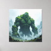 „Kraft der Erde – Der uralte Steingigant“ Leinwanddruck (Vorderseite)