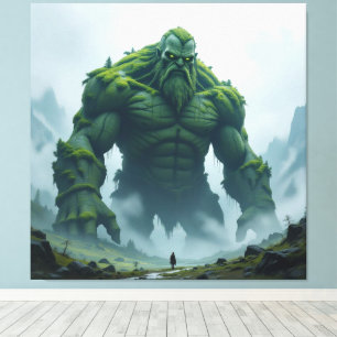 „Kraft der Erde – Der uralte Steingigant“ Leinwanddruck