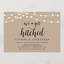 Kraft der String-Lights, Schwarzer Schriftart, Hoc Einladung