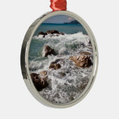 Kraft des Meeres - Insel Sizilien Ornament Aus Metall (Rechts)