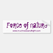 Kraft des Natur-Autoaufklebers Autoaufkleber (Vorne)