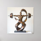 „Kraft des Willens“ Leinwanddruck (Vorderseite)