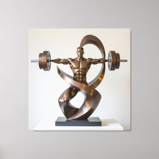 „Kraft des Willens“ Leinwanddruck (Vorderseite)