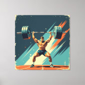 „Kraft des Willens“ Leinwanddruck (Vorderseite)