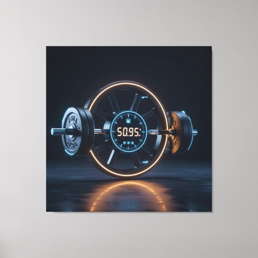 „Kraft des Willens“ Leinwanddruck (Vorderseite)