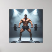 „Kraft des Willens“ Leinwanddruck (Vorderseite)