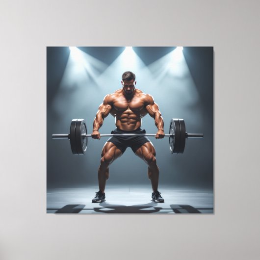 „Kraft des Willens“ Leinwanddruck (Vorderseite)