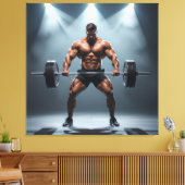 „Kraft des Willens“ Leinwanddruck (Insitu (Wohnzimmer))