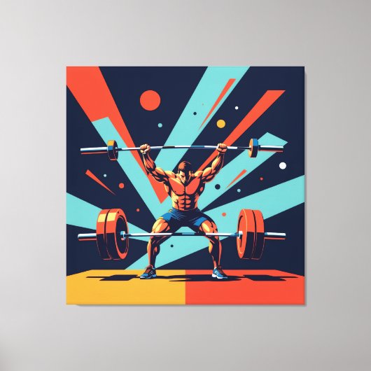 „Kraft des Willens“ Leinwanddruck (Vorderseite)